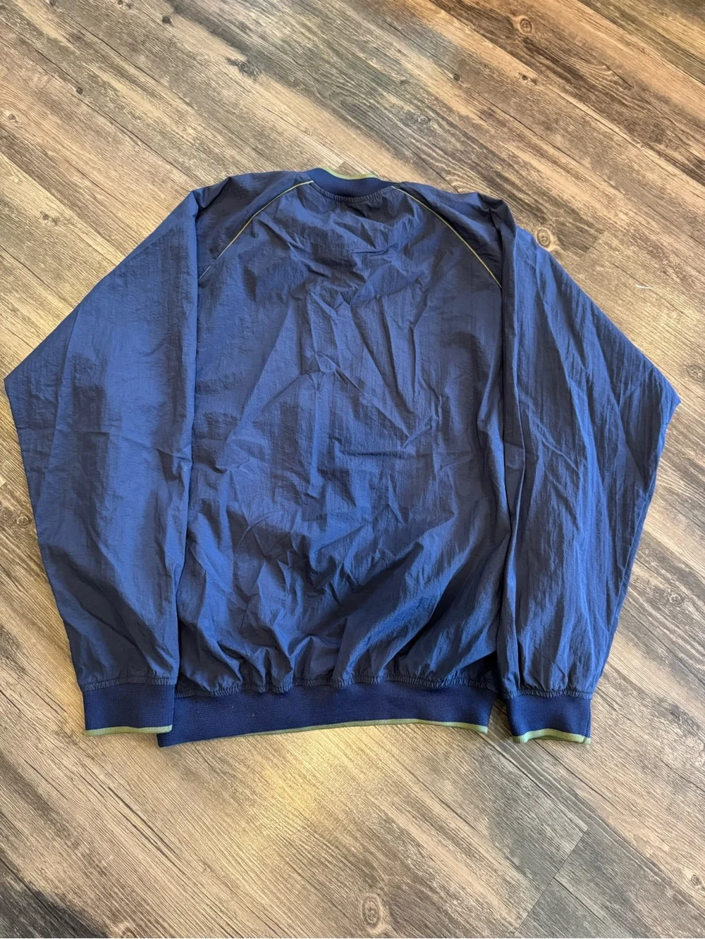 Vintage Catalina Blue Green Nylon Windbreaker Pullover Men’s M Golf 90s